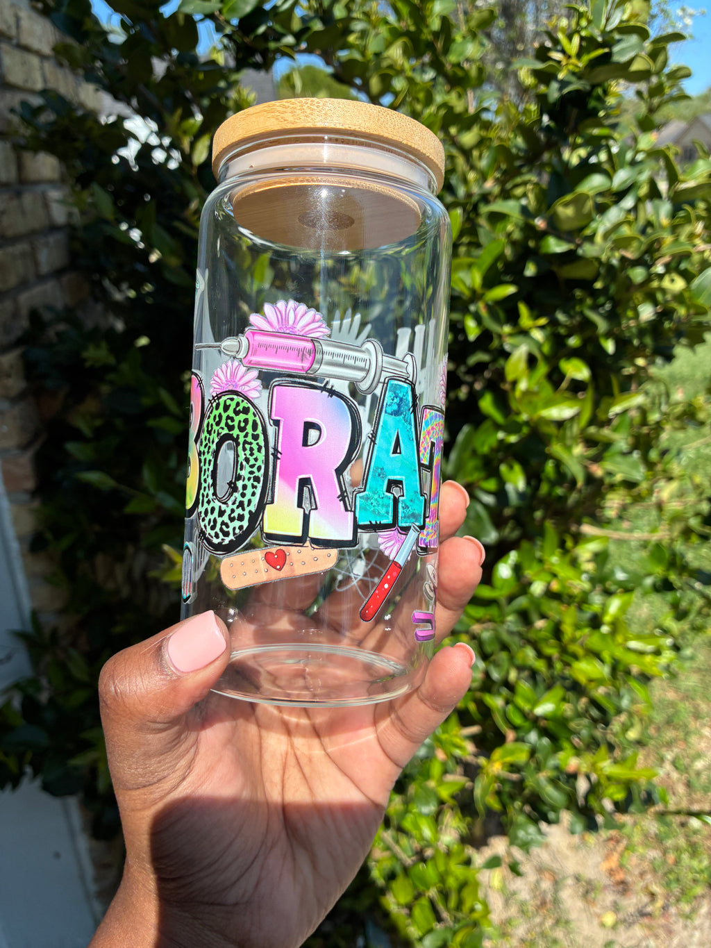 Lab Days Glass Cup
