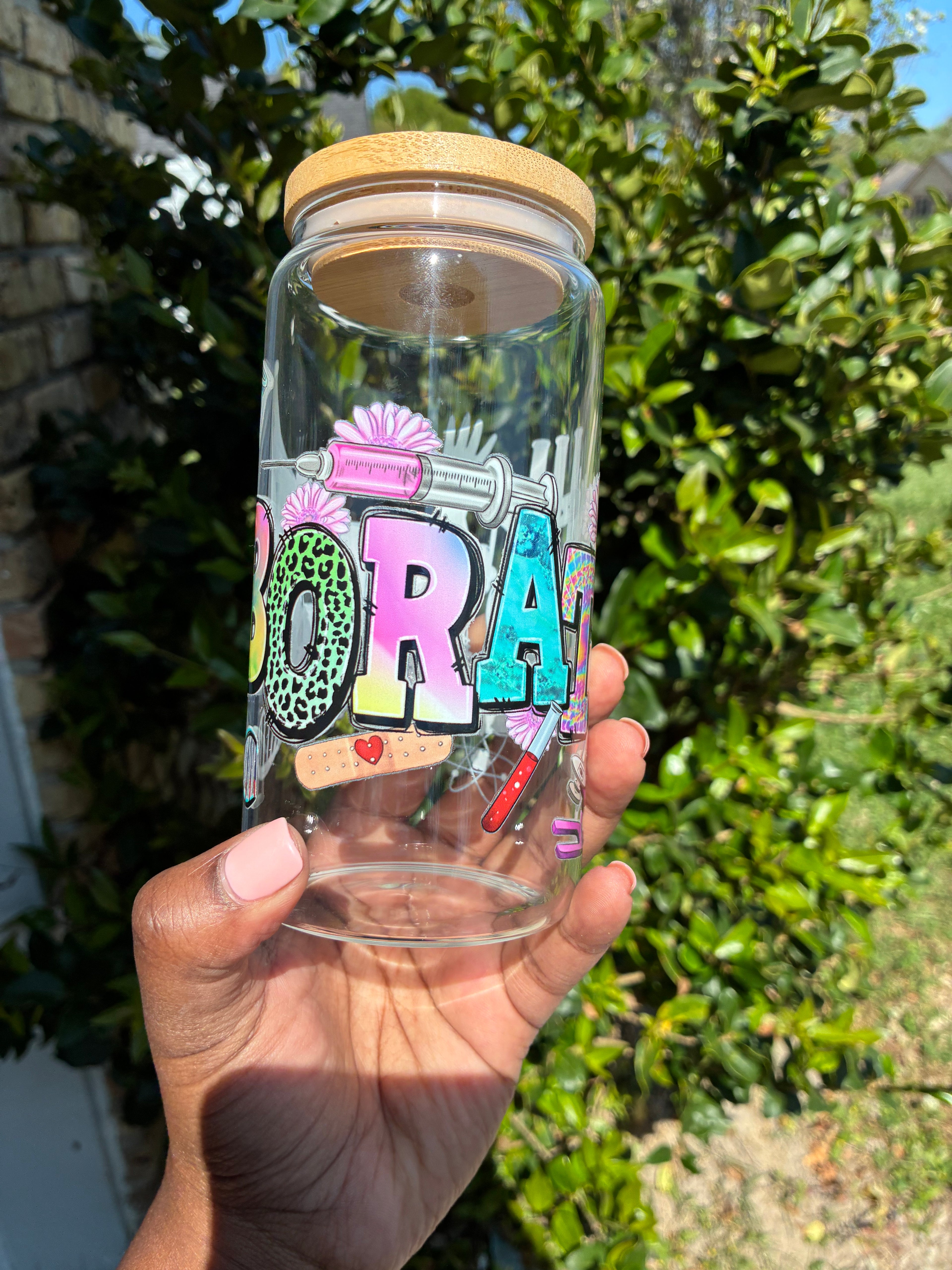 Lab Days Glass Cup