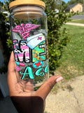 Med Assistant Glass Cup