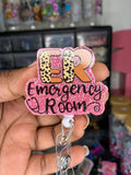 ER Emergency Room Badge Reel
