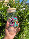 RN Gifted Hands Glass Cup