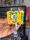 Registered Nurse Comic Badge Reel
