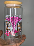 The RN Treat Yourself Glass Cup