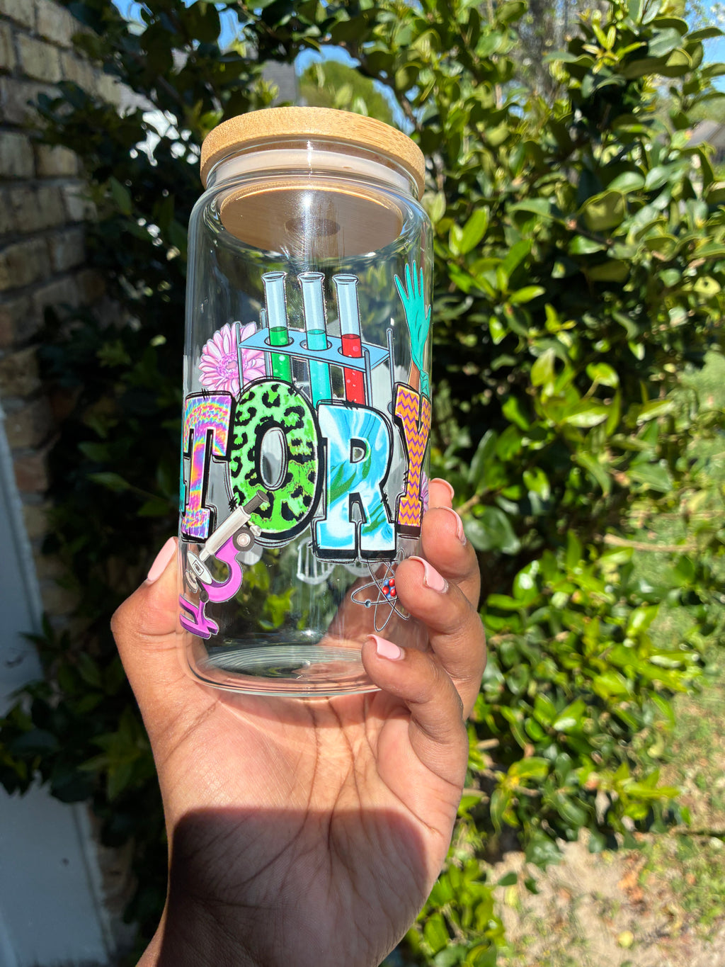 Lab Days Glass Cup