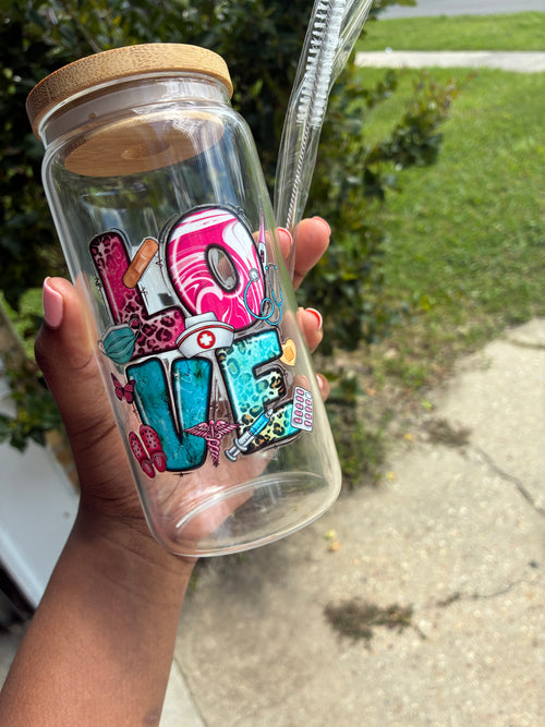 CNA Life Glass Cup