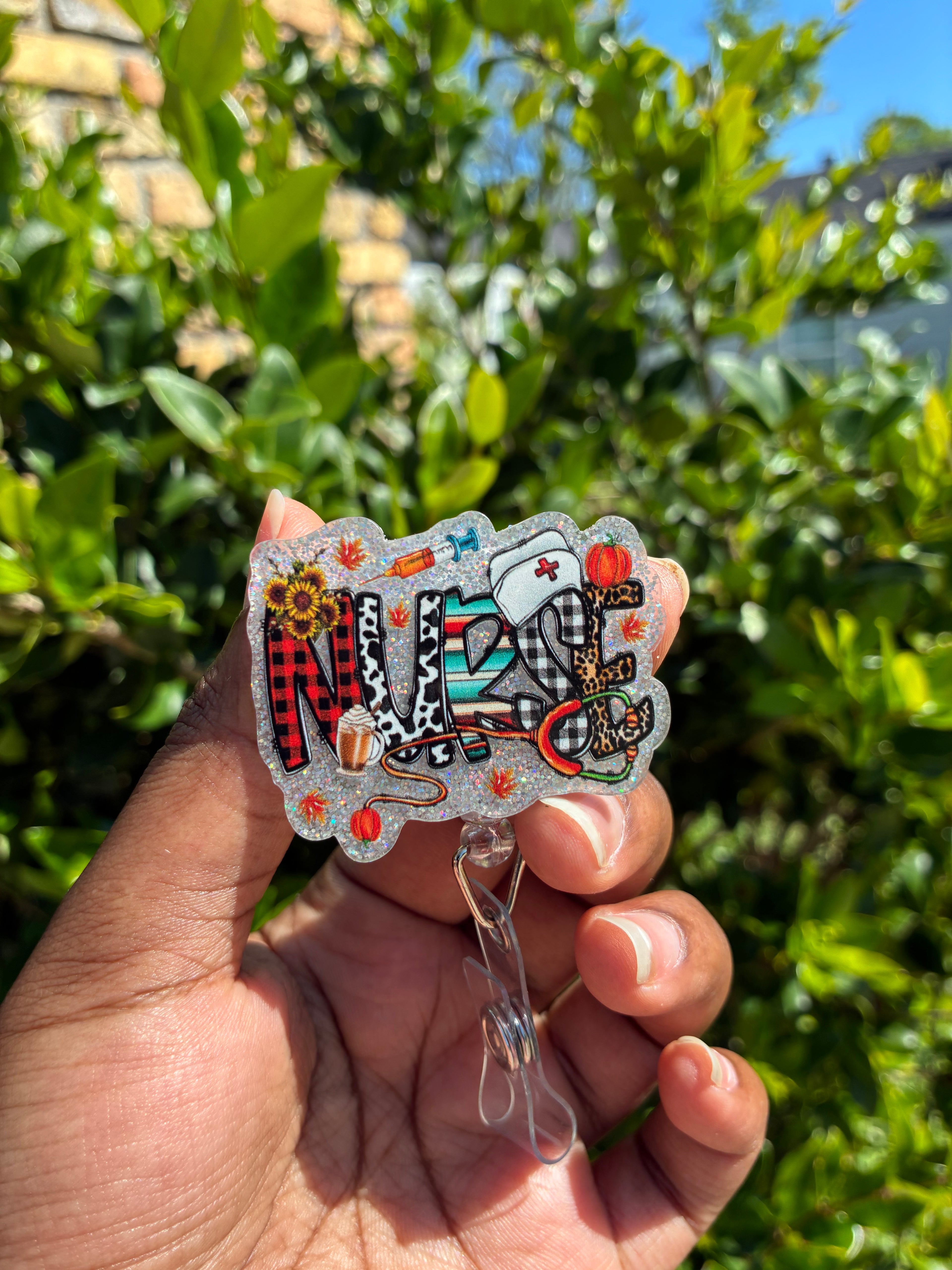 Fall Shift Energy – Nurse Badge Reel