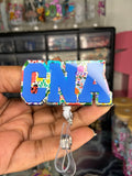 Floral CNA Badge Reel