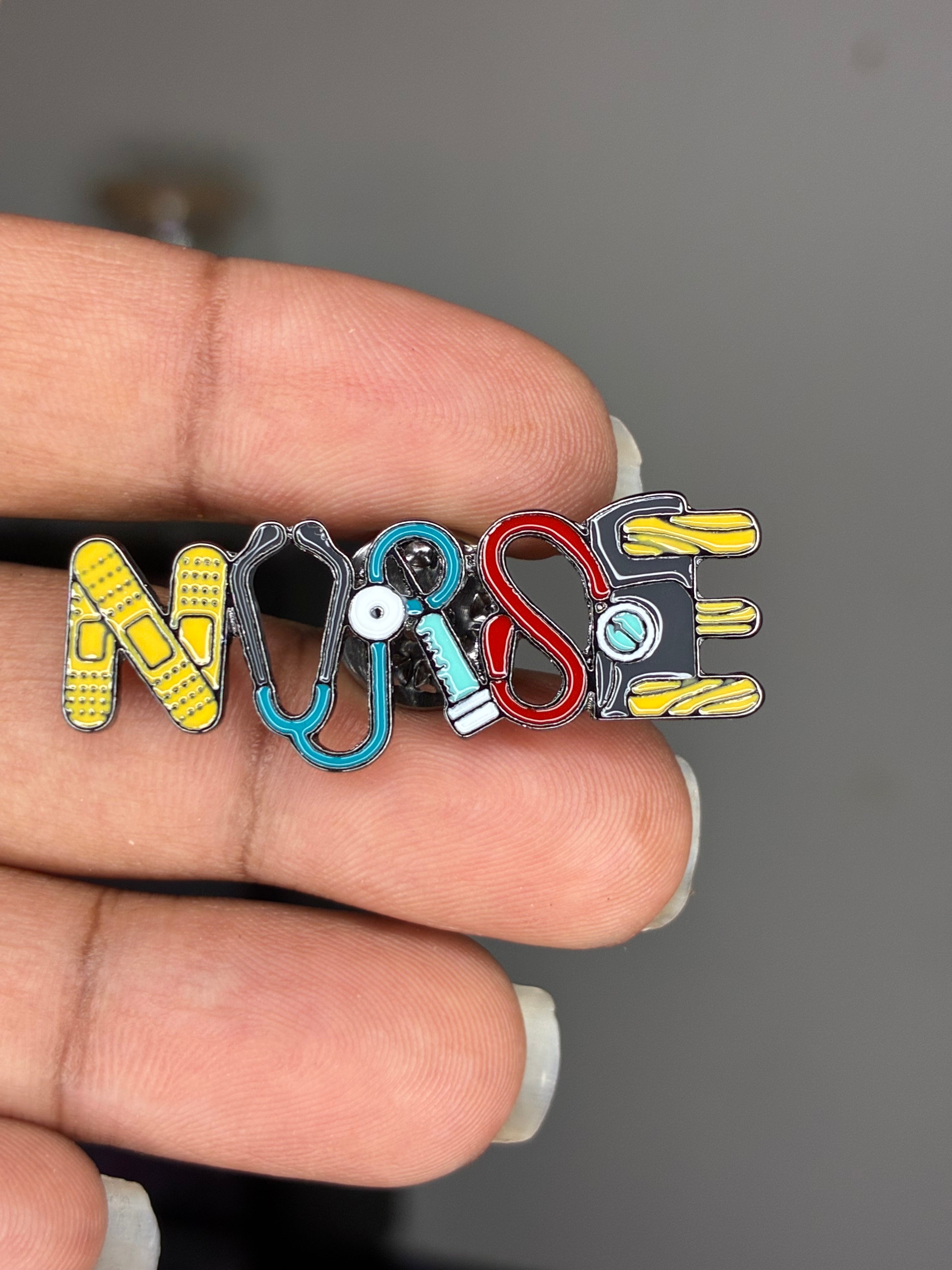 Nurse Essentials – Tool Letter Brooch