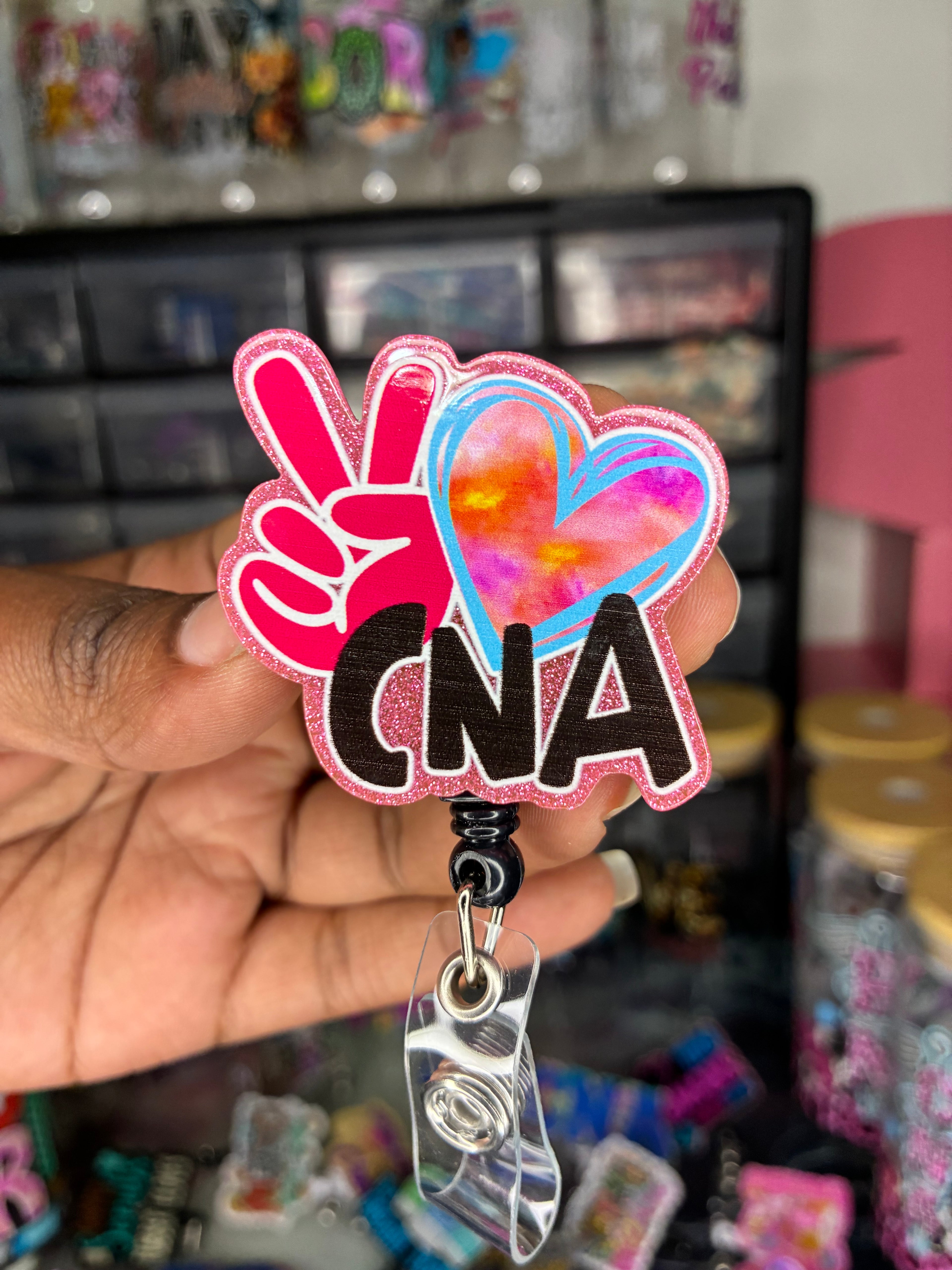 CNA Peace & Love Badge Reel