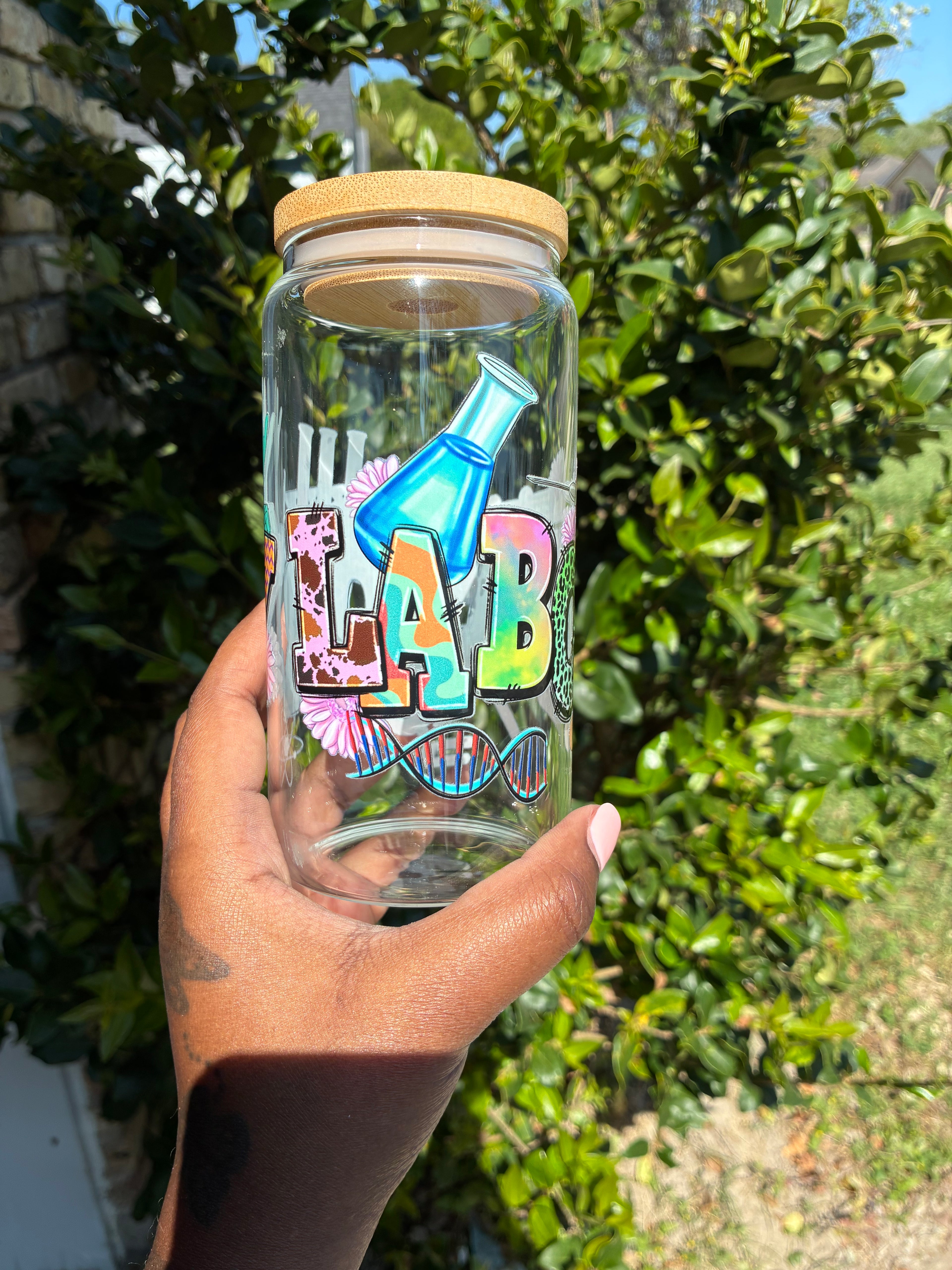 Lab Days Glass Cup