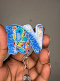Floral RN – Registered Nurse Badge Reel
