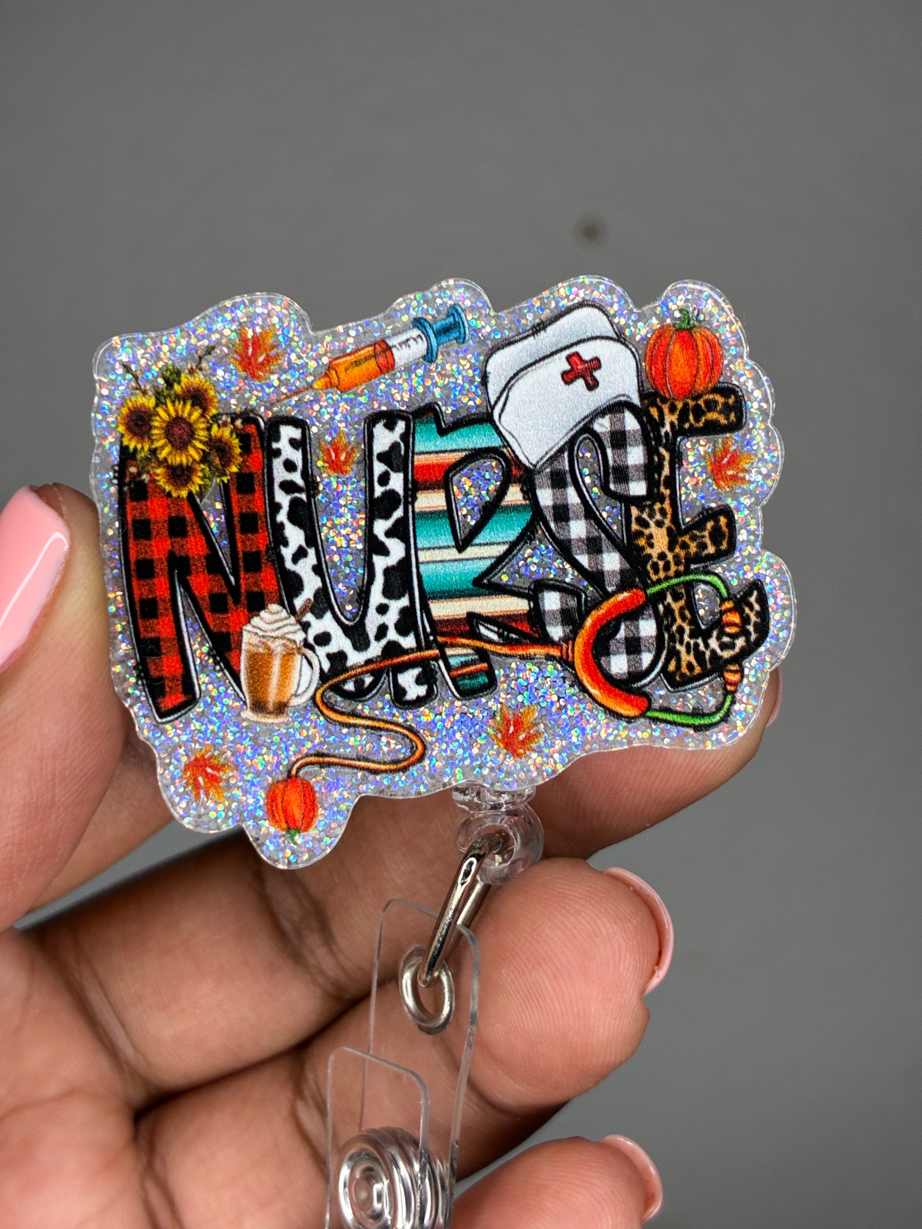 Fall Shift Energy – Nurse Badge Reel
